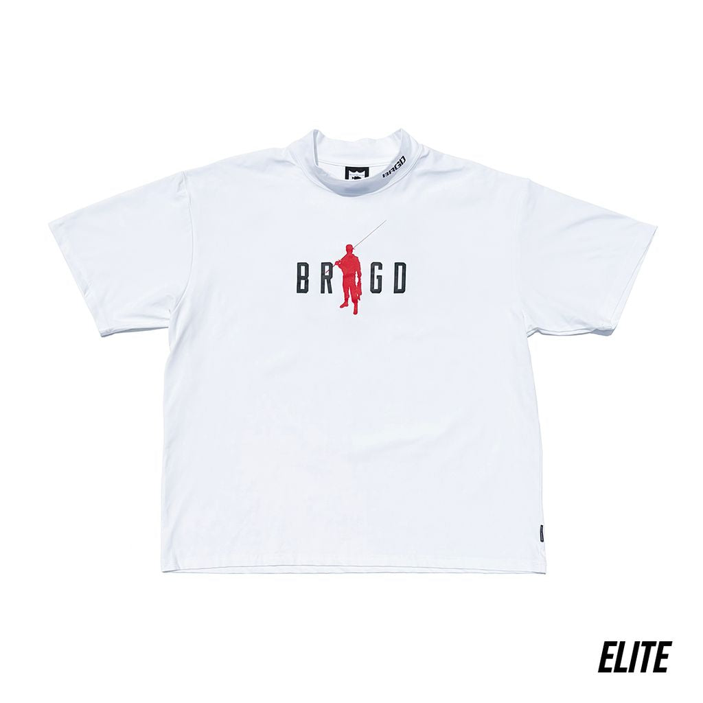 Bass Brigade BRGD Man Mock Neck Elite Dry Tee