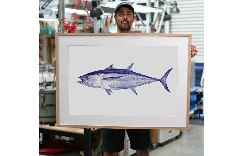 Malosi Fine Art Print - Longtail Tuna