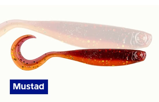 Mustad Mezashi Cross Curly Tail 3.5"