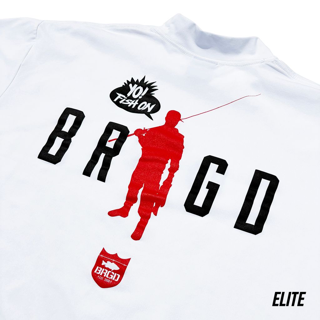 Bass Brigade BRGD Man Mock Neck Elite Dry Tee