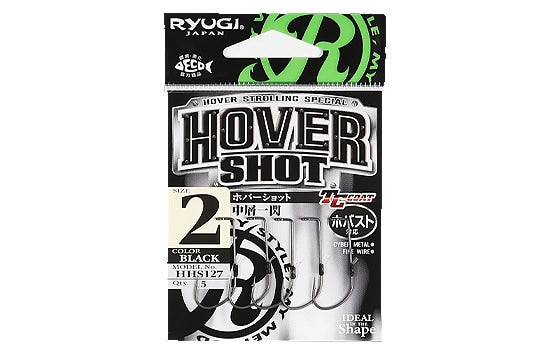 Ryugi Hover Shot Mid Strolling Haken 5 Stück, 6,49