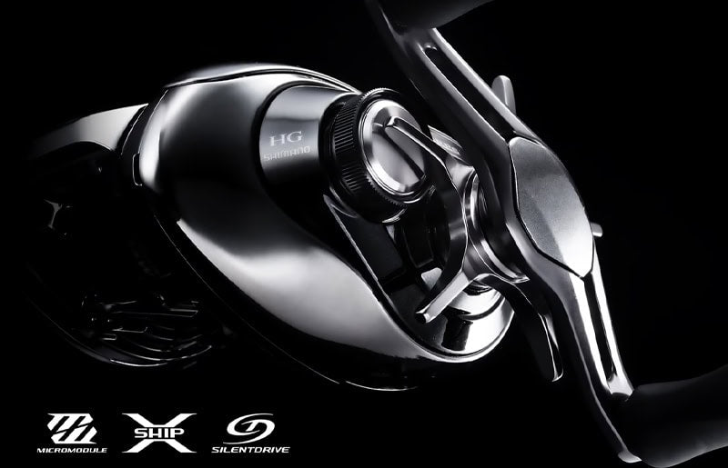 shimano 101 plus reel '25 Antares Baitcastrolle – High-End Low Profile Rolle Crafting| Rod & Lure/Rod Building/Reel Seats Rod Holders Pro Angler 色:DARK GRAY Cross Carbon Drag offers