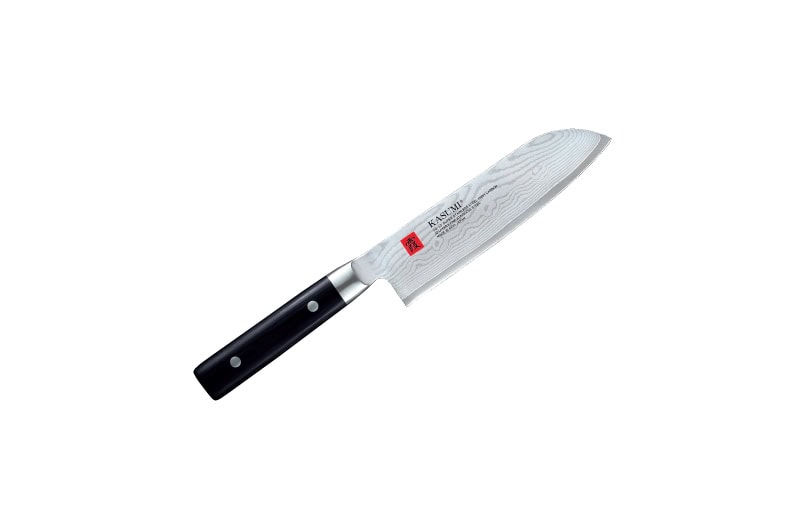 Sumikama Kasumi Damascus Santoku Knife 18cm