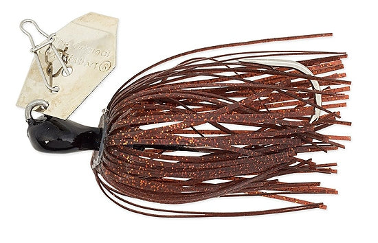 black lure man fishing Z-Man Chatterbait Mini
